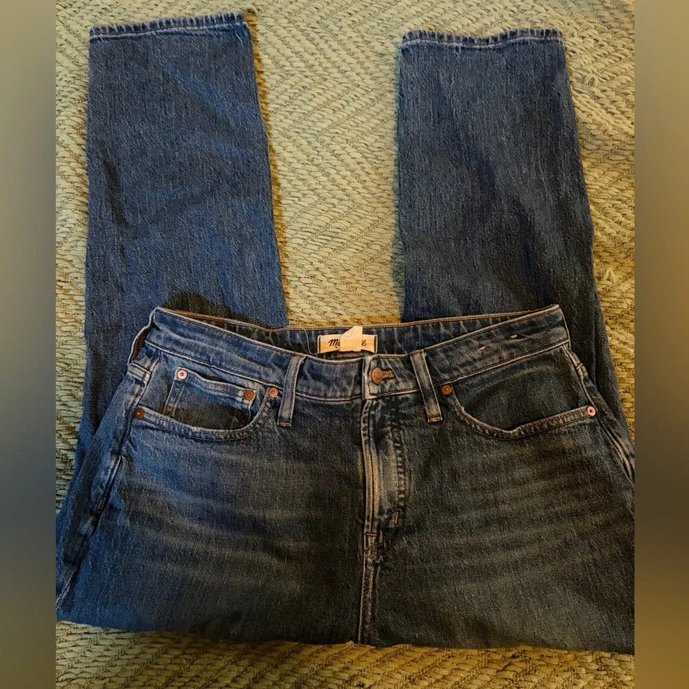 MADEWELL CURVY PERFECT VINTAGE JEAN DECATUR BLUE WASH | SIZE 31 PETITE - Picture 5 of 8
